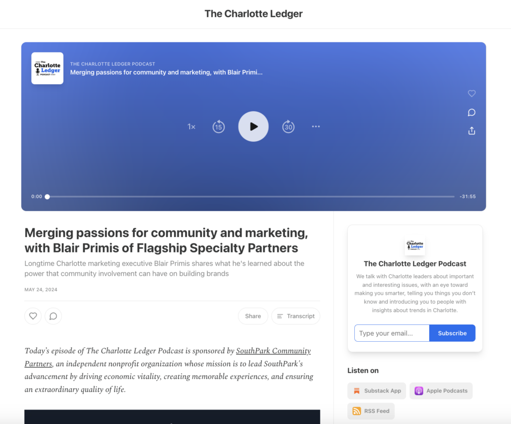 Merging passions for community and marketing, with Blair Primis of Flagship Specialty Partners